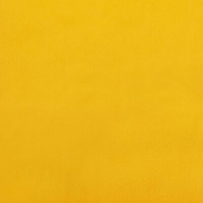 vidaXL Otočná kancelářská židle žlutá samet