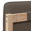 vidaXL Čalouněn&eacute; čelo postele s čelo Hněd&aacute; a taupe 200 cm