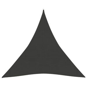 vidaXL St&iacute;n&iacute;c&iacute; plachta 160 g/m&sup2; antracitov&aacute; 3 x 3 x 3 m HDPE