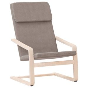 vidaXL Relaxačn&iacute; židle taupe textil