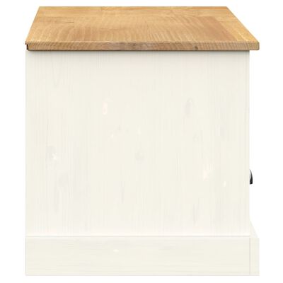 vidaXL TV stolek VIGO bílý 156 x 40 x 40 cm masivní borové dřevo