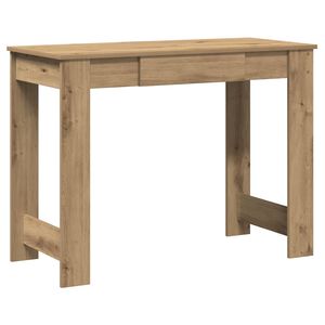 vidaXL Psac&iacute; stůl dub artisan 100x45x75 cm kompozitn&iacute; dřevo