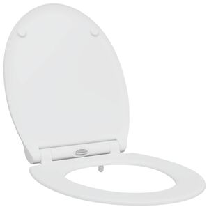 vidaXL Toaletn&iacute; prkno B&iacute;l&aacute; 45,5 x 37,5 x 3,8 cm Duroplast
