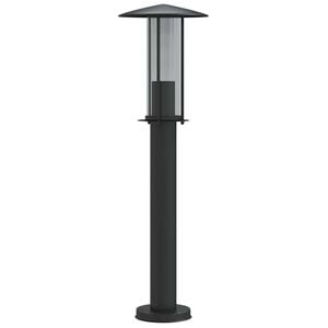 vidaXL Venkovn&iacute; stojac&iacute; lampa čern&aacute; 60 cm nerezov&aacute; ocel