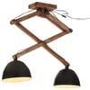 vidaXL Stropn&iacute; sv&iacute;tidlo 25 W čern&eacute; 29 x 18 x 85 cm E27