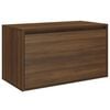 vidaXL Lavice do předs&iacute;ně 80 x 40 x 45 cm hněd&yacute; dub kompozitn&iacute; dřevo