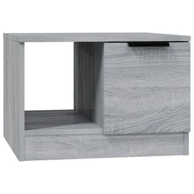 vidaXL Konferenční stolek šedý sonoma 50 x 50 x 36 cm kompozitní dřevo