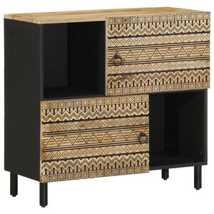 vidaXL Př&iacute;born&iacute;k 80 x 33,5 x 75 cm masivn&iacute; hrub&eacute; mangovn&iacute;kov&eacute; dřevo