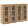 vidaXL N&aacute;stěnn&eacute; skř&iacute;ně 2 ks Artisanov&yacute; dub 69,5 x 34 x 90 cm
