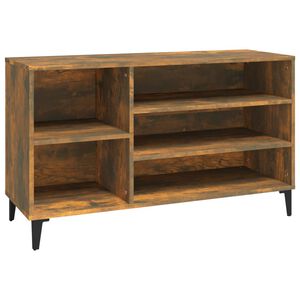 vidaXL Botn&iacute;k kouřov&yacute; dub 102x36x60 cm kompozitn&iacute; dřevo