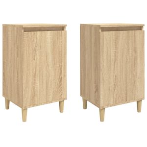 vidaXL Nočn&iacute; stolky 2 ks dub sonoma 40 x 35 x 70 cm kompozitn&iacute; dřevo