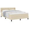 vidaXL Postel s boxspringem s čelo Kr&eacute;mov&aacute; 200 x 160 cm textil