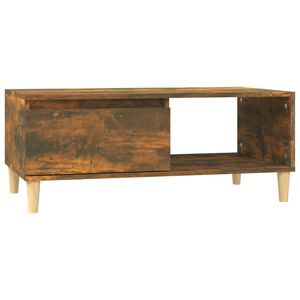 vidaXL Konferenčn&iacute; stolek kouřov&yacute; dub 90x50x36,5 cm kompozitn&iacute; dřevo