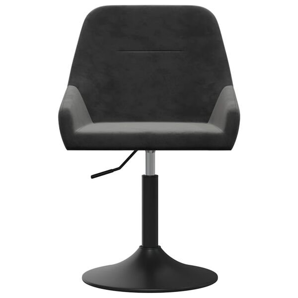 vidaXL Barov&aacute; židle tmavě &scaron;ed&aacute; samet