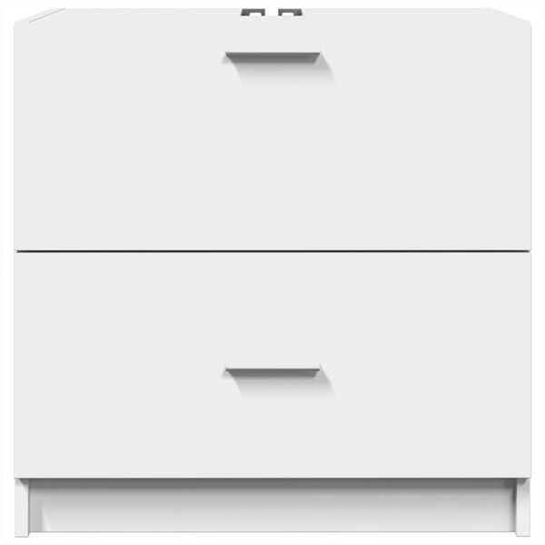 vidaXL Skř&iacute;ňka pod umyvadlo b&iacute;l&aacute; 59 x 37 x 59 cm kompozitn&iacute; dřevo