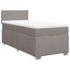 vidaXL Box spring postel s matrac&iacute; taupe 100 x 200 cm textil