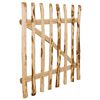vidaXL Jednokř&iacute;dl&aacute; zahradn&iacute; branka l&iacute;skov&eacute; dřevo 100 x 100 cm