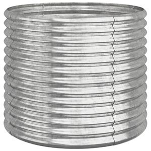 vidaXL Zahradn&iacute; truhl&iacute;k pozinkovan&aacute; ocel 80x80x68 cm stř&iacute;brn&yacute;