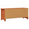 vidaXL Skř&iacute;ň na obuv Voskově Hněd&aacute; 110 x 38 x 45,5 cm Masivn&iacute; borovice