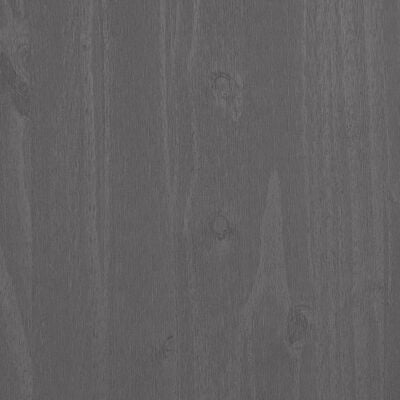 vidaXL Skříň HAMAR světle šedá 60 x 35 x 180 cm masivní borovice