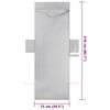 vidaXL Ručníky na lehátko 2 pcs Šedá 210 x 75 cm Polyester a polyamid