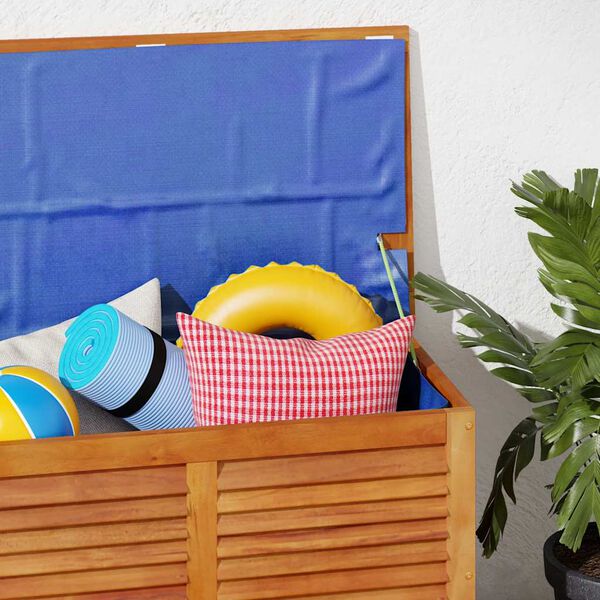 vidaXL Zahradní úložný box s lamelami 90 x 50 x 56 cm masivní akácie
