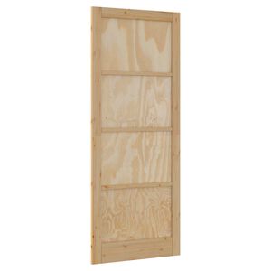vidaXL Vnitřn&iacute; dveře 83 x 232 cm Překližka Př&iacute;rodn&iacute;
