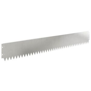 vidaXL Okraj tr&aacute;vn&iacute;ku 30 pcs 103 x 15 cm Ocel Stř&iacute;brn&aacute;