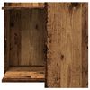 vidaXL Skř&iacute;ňka na kočič&iacute; z&aacute;chod old wood 53x53x51 cm kompozitn&iacute; dřevo