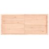 vidaXL Stoln&iacute; deska 140x60x(2-4) cm neo&scaron;etřen&yacute; masivn&iacute; dubov&eacute; dřevo