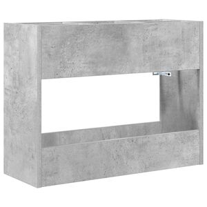 vidaXL Stojan na slunečn&iacute;ky s &uacute;loži&scaron;těm Betonově &scaron;ed&aacute; 65 x 24 x 50 cm