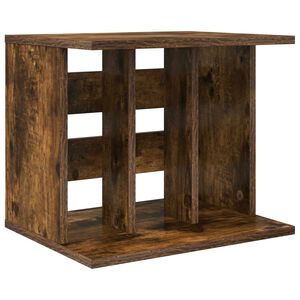 vidaXL &Uacute;loži&scaron;tě vinylov&yacute;ch desek Kouřov&yacute; dub 42 x 33 x 36 cm