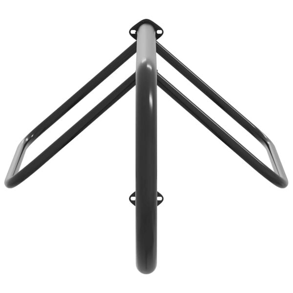 vidaXL Nástěnný držák na sedlo černý železo