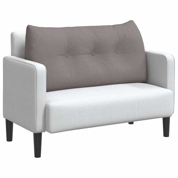 vidaXL Pol&scaron;t&aacute;ř na z&aacute;da Taupe 100 x 24 x 50 cm textil