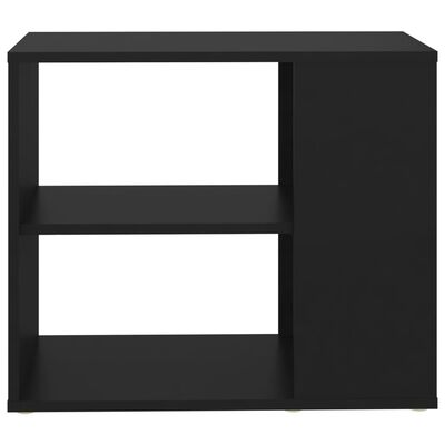 vidaXL Odkládací skříňka černá 60 x 30 x 50 cm dřevotříska