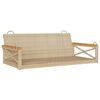 vidaXL Houpac&iacute; lavice b&eacute;žov&aacute; 109 x 62 x 40 cm polyratan