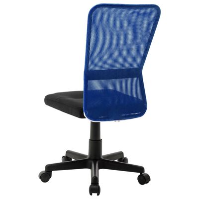 vidaXL Kancelářská židle černá a modrá 44x52x100 cm síťovina textil