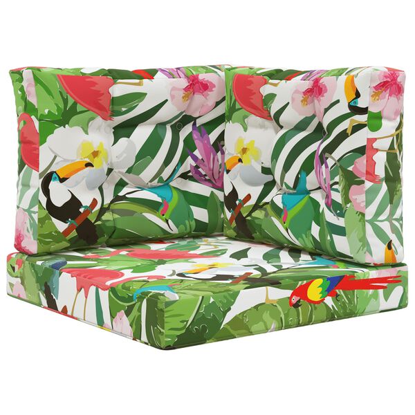 vidaXL Venkovn&iacute; pol&scaron;t&aacute;ř na pohovku 3 pcs pestr&aacute; Polyester