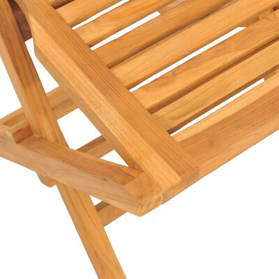 vidaXL Skládací zahradní židle 4 ks 47x63x90 cm masivní teakové dřevo