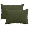 vidaXL Povlak na pol&scaron;t&aacute;ř 2 pcs HEERLEN Zelen&aacute; 30 x 50 cm man&scaron;estr