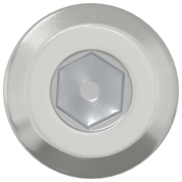 vidaXL Hlavov&yacute; z&aacute;mkov&yacute; &scaron;roub 2 pcs Stř&iacute;brn&aacute; M6 x 15 mm Ocel