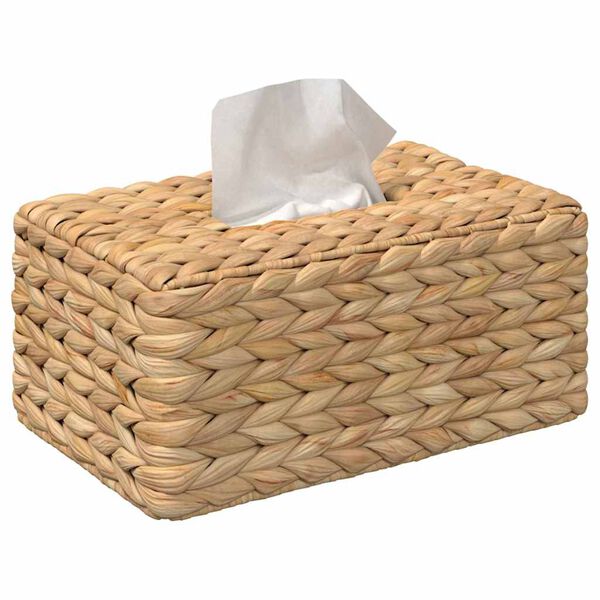 vidaXL Kryty na krabičky na kapesn&iacute;ky 2 pcs Vodn&iacute; hyacint Př&iacute;rodn&iacute;