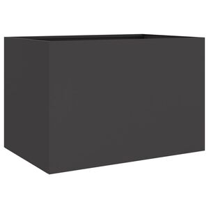 vidaXL Truhl&iacute;k čern&yacute; 62 x 47 x 46 cm ocel