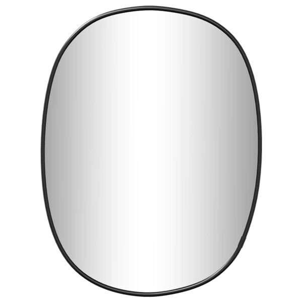 vidaXL Nástěnné zrcadlo černé 40 x 30 cm