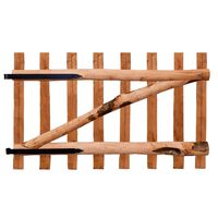 vidaXL Zahradní branka impregnované lískové dřevo 100 x 60 cm