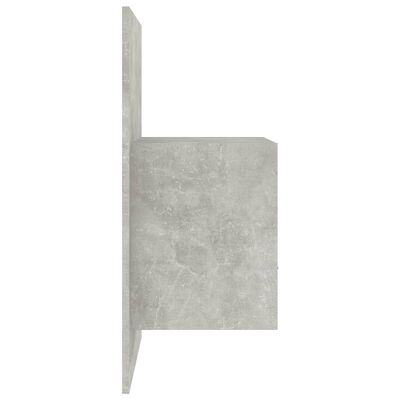 vidaXL Nástěnný noční stolek betonově šedý