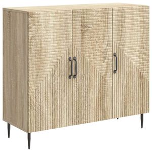 vidaXL Serv&iacute;rovac&iacute; skř&iacute;ň Dub sonoma 89 x 34,5 x 80 cm Kompozitn&iacute; dřevo
