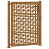 vidaXL Zahradn&iacute; br&aacute;na 100 x 150 cm odoln&aacute; ocel s kř&iacute;žov&yacute;m designem