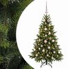 vidaXL Uměl&yacute; v&aacute;nočn&iacute; stromek s v&aacute;nočn&iacute;mi koulemi 120 cm 150 LED