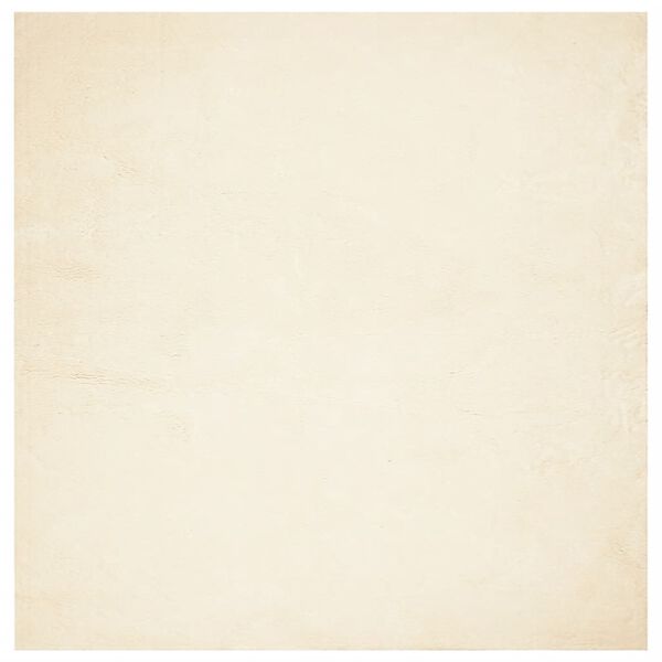 vidaXL Koberec HUARTE kr&aacute;tk&yacute; vlas měkk&yacute; a prateln&yacute; kr&eacute;mov&yacute; 240x240 cm